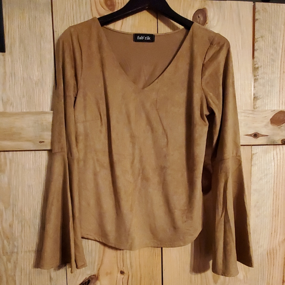 Suede top